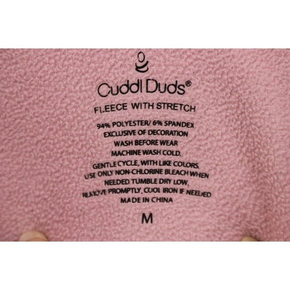 Cuddl Duds Fleece w/Stretch Thick Pajama Set-Size Medium-Drawstring-Pockets - Picture 13 of 16